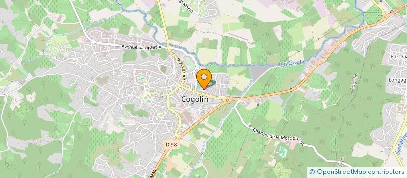 localisation de l'entreprise MADAME CHRYSTELLE FLAMENT à COGOLIN