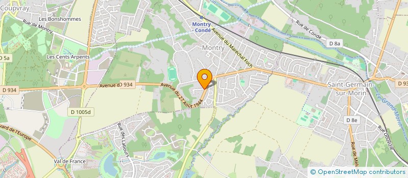 localisation de l'entreprise MADAME CHRYSTELLE FOURNIS  MONTRY