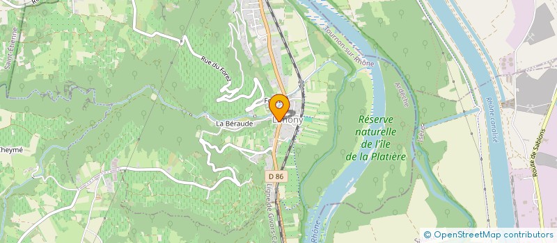 localisation de l'entreprise MADAME CHRYSTELLE GONNET  MONTOISON