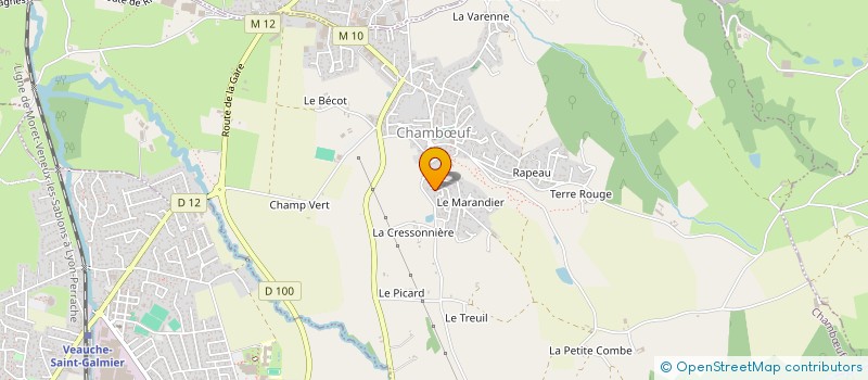 localisation de l'entreprise MADAME CHRYSTELLE GRENIER  CHAMBUF