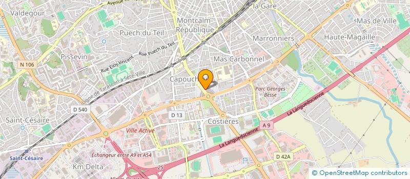 localisation de l'entreprise MADAME CHRYSTELLE HOUPIN  NIMES