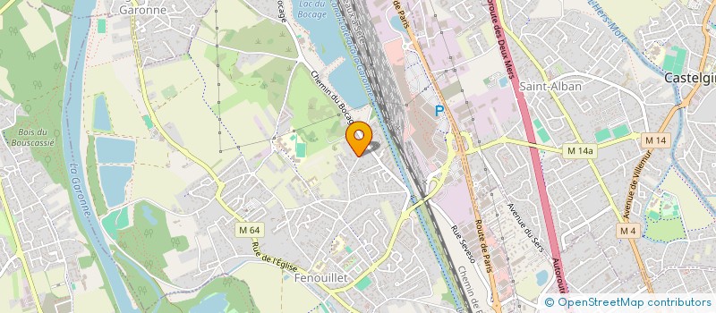 localisation de l'entreprise MADAME CHRYSTELLE JANNIN  FENOUILLET