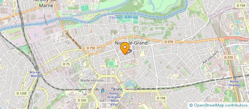 localisation de l'entreprise MADAME CHRYSTELLE JOLY à NOISY-LE-GRAND