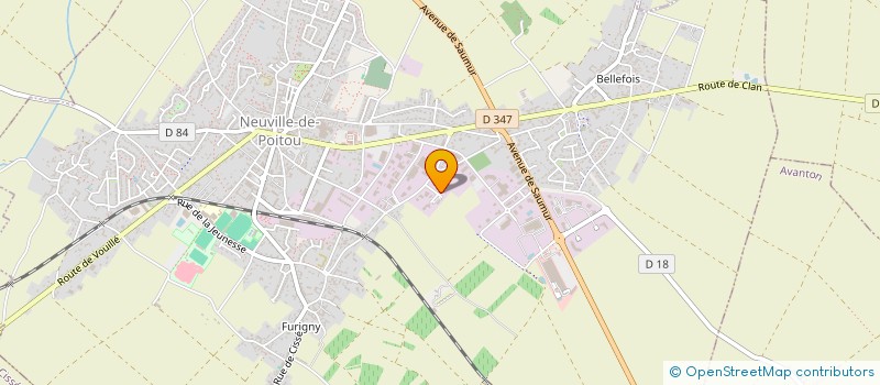 localisation de l'entreprise MADAME CHRYSTELLE LACAUSSADE  LESCURRY