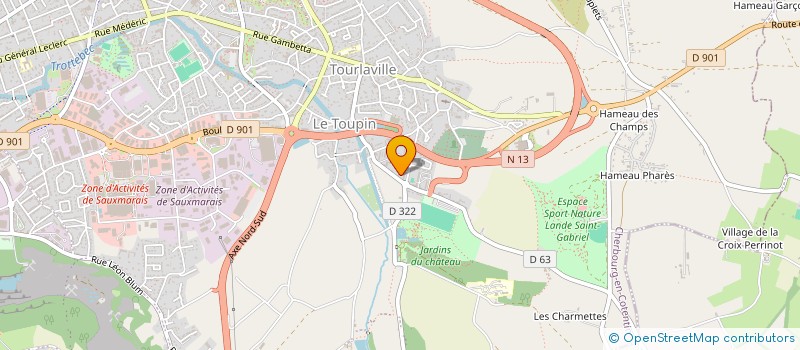 localisation de l'entreprise MADAME CHRYSTELLE LACROIX  CHERBOURG-EN-COTENTIN