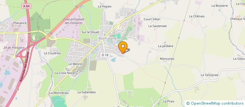 localisation de l'entreprise MADAME CHRYSTELLE LANOE  LUITRE-DOMPIERRE