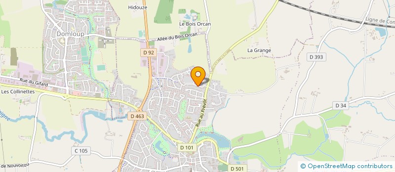 localisation de l'entreprise MADAME CHRYSTELLE LEGLAND  CHATEAUGIRON