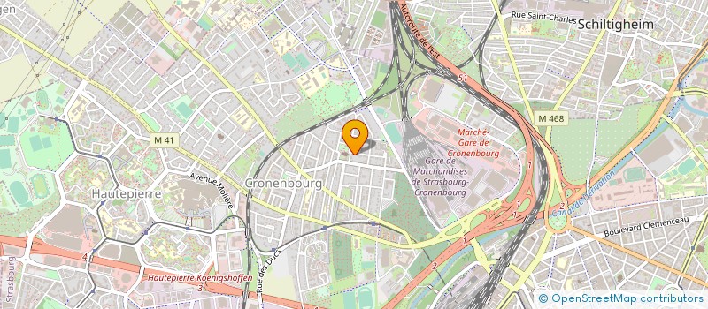 localisation de l'entreprise MADAME CHRYSTELLE LEGRAND à STRASBOURG