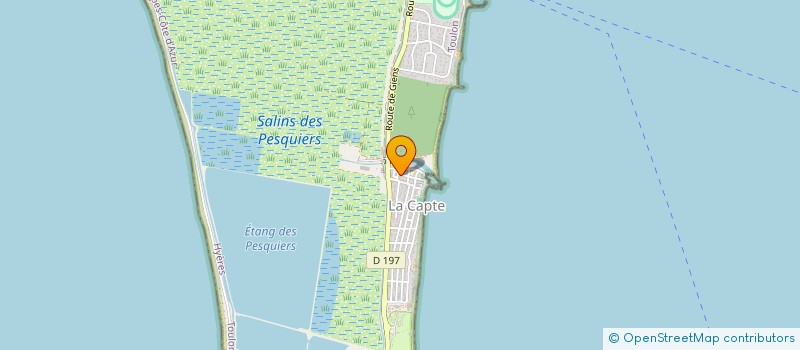 localisation de l'entreprise MADAME CHRYSTELLE LEPORI  HYERES