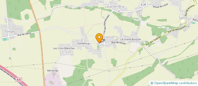 localisation de l'entreprise MADAME CHRYSTELLE LOMBARDINO  SAINT-GERMAIN-LAVAL