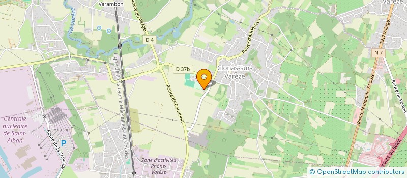 localisation de l'entreprise MADAME CHRYSTELLE LOMER  CLONAS-SUR-VAREZE