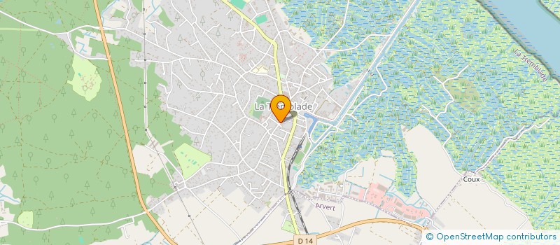 localisation de l'entreprise MADAME CHRYSTELLE LOULOM  LA TREMBLADE