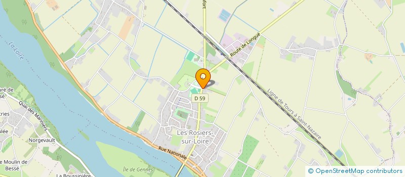 localisation de l'entreprise MADAME CHRYSTELLE MANDIN  GENNES-VAL-DE-LOIRE