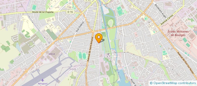 localisation de l'entreprise MADAME CHRYSTELLE MARAIS  BOURGES