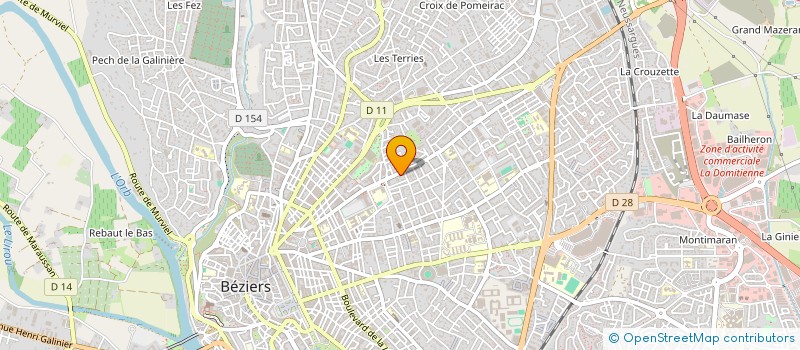 localisation de l'entreprise MADAME CHRYSTELLE MARCO à BEZIERS