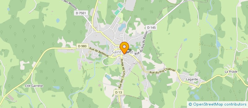 localisation de l'entreprise MADAME CHRYSTELLE MONS  SAINT-PRIVAT