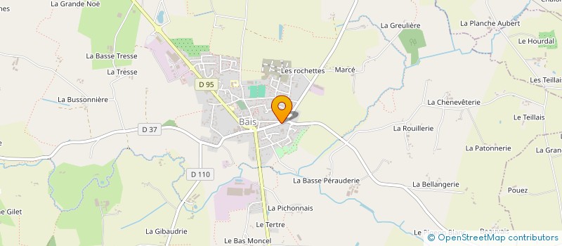 localisation de l'entreprise MADAME CHRYSTELLE MORICE  BAIS