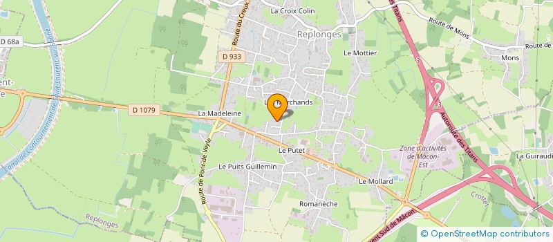 localisation de l'entreprise MADAME CHRYSTELLE PASDELOUP à REPLONGES