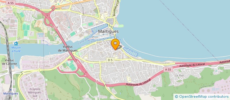 localisation de l'entreprise MADAME CHRYSTELLE PASTOR à MARTIGUES