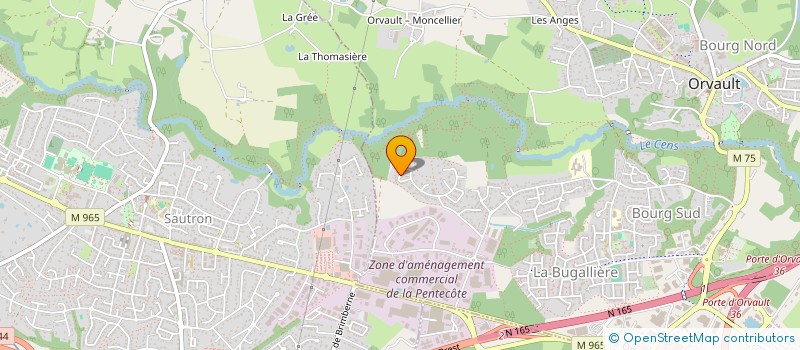 localisation de l'entreprise MADAME CHRYSTELLE PATEAU à ORVAULT