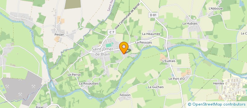 localisation de l'entreprise MADAME CHRYSTELLE PENNACHIO  BLAIN