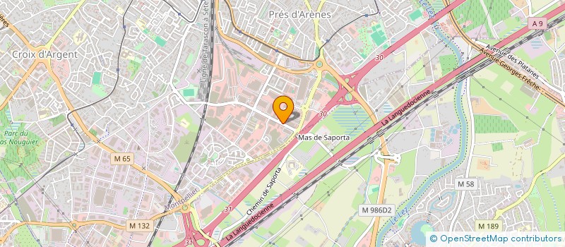localisation de l'entreprise MADAME CHRYSTELLE PEREZ à MONTPELLIER