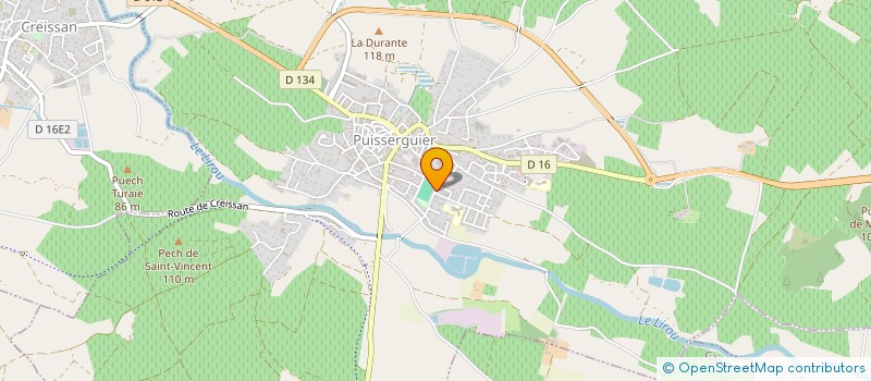 localisation de l'entreprise MADAME CHRYSTELLE QUEROL  PUISSERGUIER