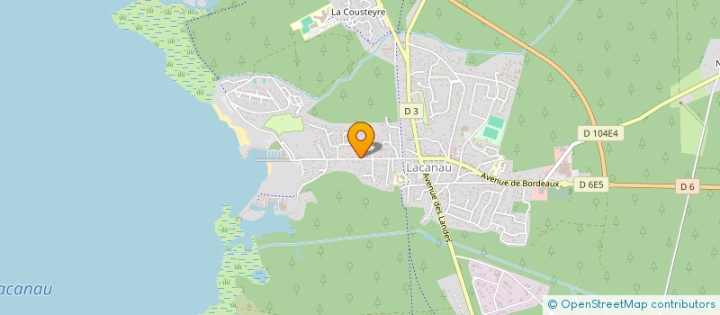 localisation de l'entreprise MADAME CHRYSTELLE RICARD  LACANAU