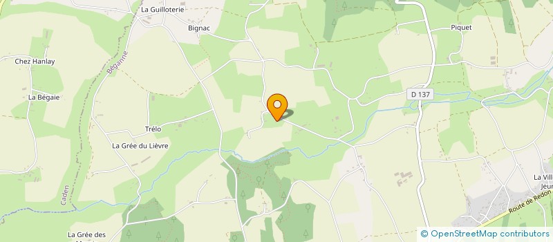 localisation de l'entreprise MADAME CHRYSTELLE RIGAUD  BEGANNE