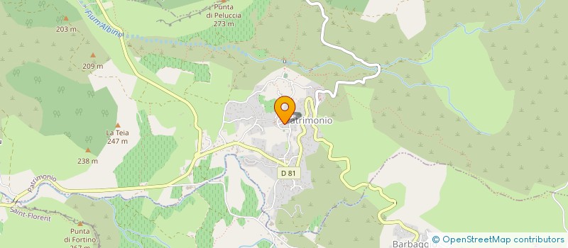 localisation de l'entreprise MADAME CHRYSTELLE ROSTAIN à PATRIMONIO
