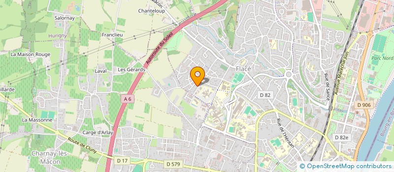 localisation de l'entreprise MADAME CHRYSTELLE SABY à MACON