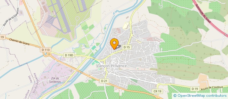 localisation de l'entreprise MADAME CHRYSTELLE SCOTT  LANCON-PROVENCE