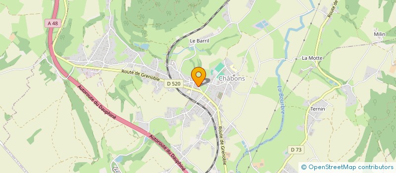 localisation de l'entreprise MADAME CHRYSTELLE SEGNI  CHABONS