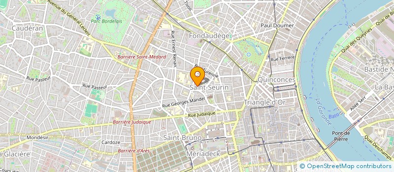 localisation de l'entreprise MADAME CHRYSTELLE SERVANT  BORDEAUX