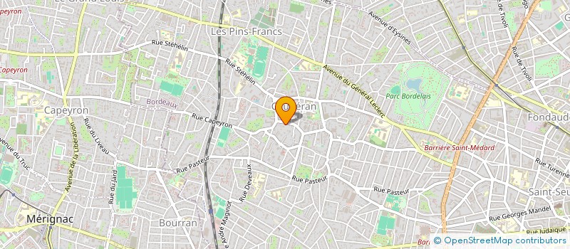 localisation de l'entreprise MADAME CHRYSTELLE TAFFOUREAU  BORDEAUX