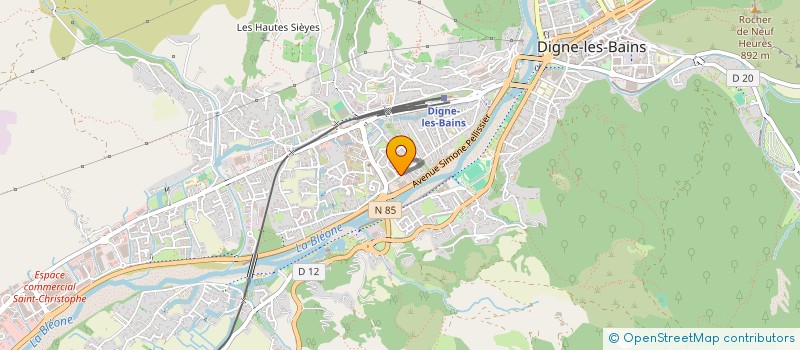 localisation de l'entreprise MADAME CHRYSTELLE THIERY à DIGNE-LES-BAINS