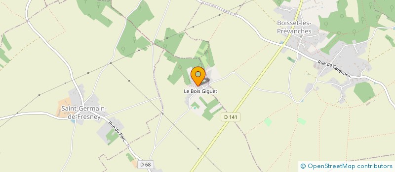 localisation de l'entreprise MADAME CHRYSTELLE ULLUSTE  FRESNEY