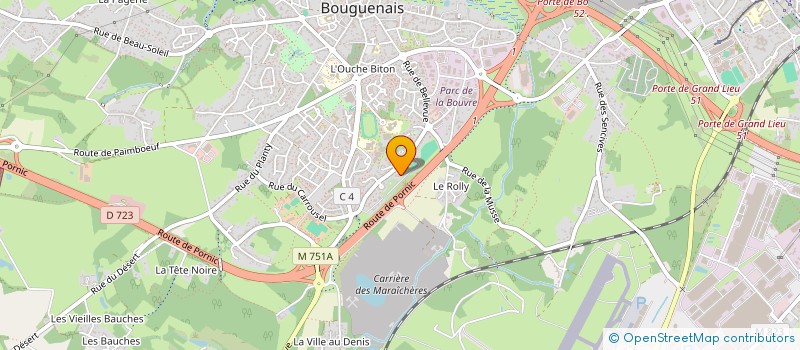 localisation de l'entreprise MADAME CHRYSTELLE VERDES à BOUGUENAIS