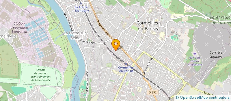 localisation de l'entreprise MADAME CHRYSTELLE VILLIEN  CORMEILLES-EN-PARISIS