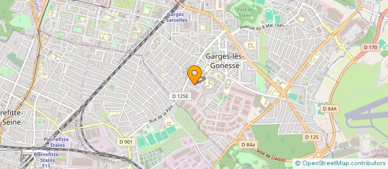 localisation de l'entreprise MADAME CHRYSTELLE WENGER  GARGES-LES-GONESSE