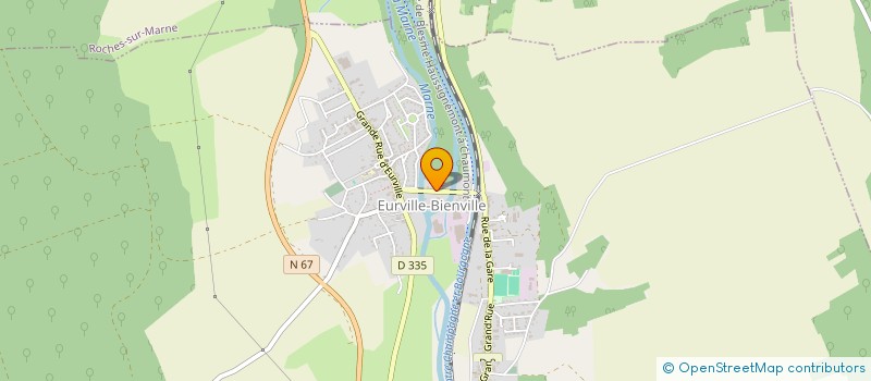 localisation de l'entreprise MADAME CHRYSTELLE WYNEN à EURVILLE-BIENVILLE