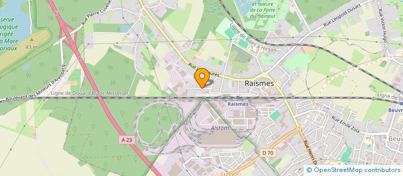 localisation de l'entreprise MADAME CHRYSTIE MINIER  RAISMES