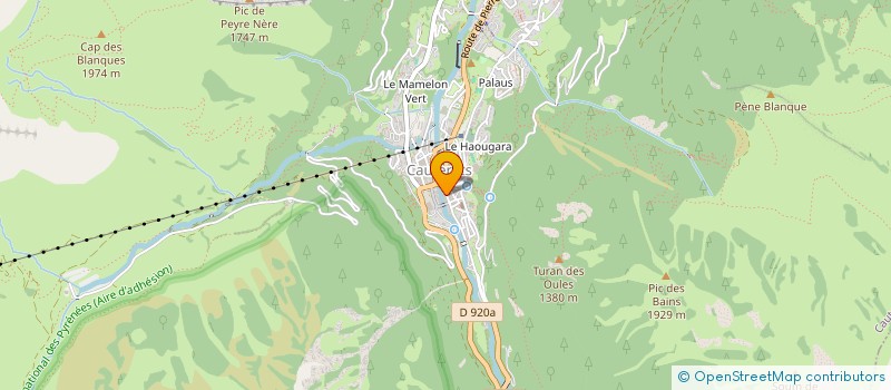 localisation de l'entreprise MADAME CHULAT TORNE à CAUTERETS