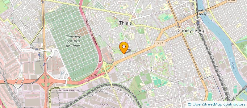 localisation de l'entreprise MADAME CHUN YANG à THIAIS