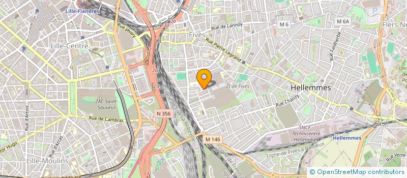 localisation de l'entreprise MADAME CHUNYUE YANG à LILLE