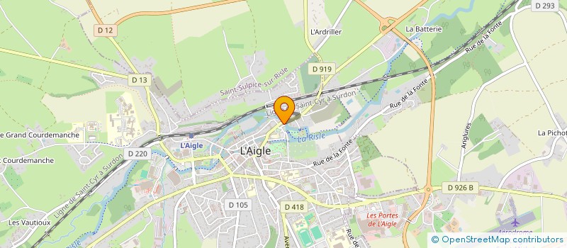 localisation de l'entreprise MADAME CHUTHAMARD TAWEECHALAD à L'AIGLE
