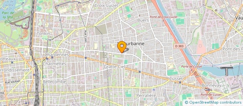 localisation de l'entreprise MADAME CHUTIKAN SAREETHAO  VILLEURBANNE