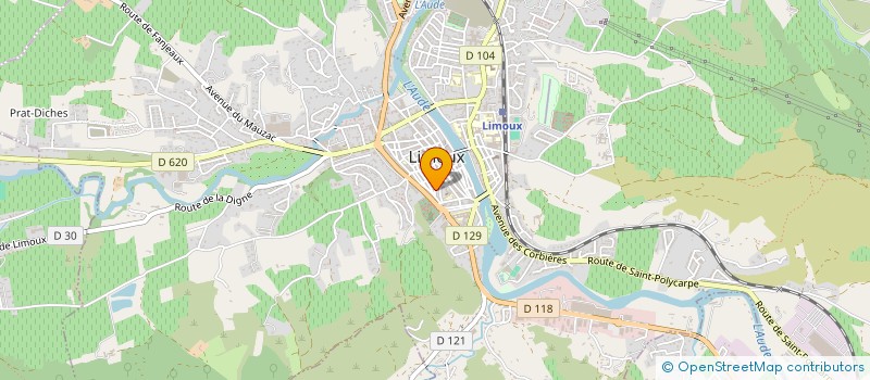 localisation de l'entreprise MADAME CIARDA RYAN à LIMOUX