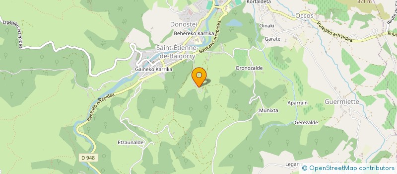 localisation de l'entreprise MADAME CIAURRITZ THOMAS  SAINT-ETIENNE-DE-BAIGORRY