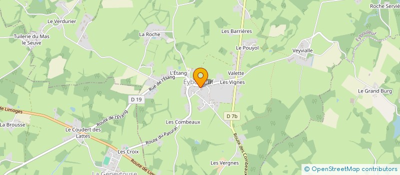 localisation de l'entreprise MADAME CIBELLE GRACIO à EYBOULEUF